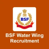 bsf water wing recruitment si hc constable