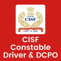 cisf constable driver dcpo recruitment